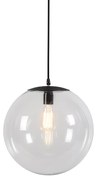 LED Candeeiro de suspensão inteligente transparente 35 cm com WiFi A60 - Pallon Moderno
