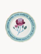 Prato de jantar em porcelana artesanal Botanica