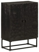 vidaXL Aparador 55x30x76 cm madeira de mangueira maciça e ferro preto