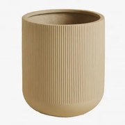 Floreira Externa Raiden Em Polystone Ø30 Cm - Sklum