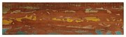 vidaXL Tampo de mesa retangular 120x30x2,5cm madeira recuperada maciça