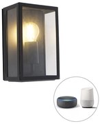 LED Aplique preto lâmpada-WiFi-A60 IP44- ROTTERDAM 2 Moderno,Rústico