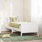 vidaXL Cama extensível para crianças Other Branco 80 x 130 / 165 / 200 cm