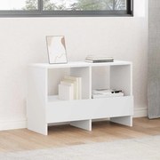 vidaXL Estante de Revistas Branco 68,5 x 30 x 45 cm
