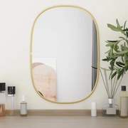 vidaXL Espelho de parede 50x35 cm dourado
