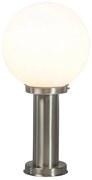 LED Candeeiro de poste exterior inteligente em aço inoxidável 50 cm com Wi-Fi A60 - Sfera Moderno