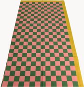 Toalha de mesa em algodão Checker