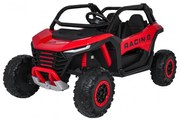 Carro elétrico para Crianças 4X4 2 Lugares 24V RACING Road 2000, Pneus	Espuma EVA, Assento couro ecológico Vermelho