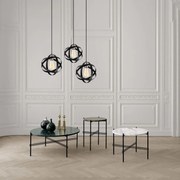 Chandelier Gezegen – Preto Níquel – 53 cm diâmetro, 100 cm altura