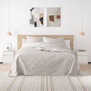vidaXL Mesa de cabeceira 40x31x50 cm madeira de pinho maciça branco