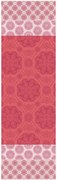 Corredor de mesa jacquard Mille Rosaces Framboise