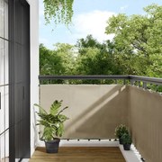vidaXL Tela de varanda 90x800 cm 100% poliéster oxford bege