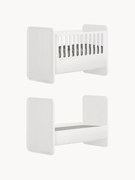 Cama de bebé com extensão para cama de criança, 70 x 120/160 cm