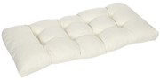 Almofada para Banco de 2 Lugares – Douce Crème – Creme – 110x48x8 cm