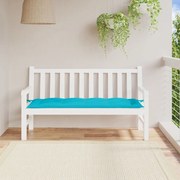vidaXL Almofadão p/ banco de jardim 150x50x7 cm tecido oxford turquesa
