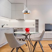 Candeeiro de Teto Dodo – Prateado e Dourado – 22 x 22 cm