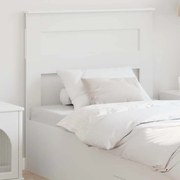 vidaXL Cabeceira com cabeceira Branco 100 cm Madeira processada