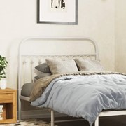 Cabeceira de cama 107 cm metal branco