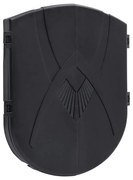 vidaXL Alvo de dardos elétrico com dardos polipropileno preto