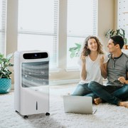 Climatizador Humidificador Refrigerador de Ar com Rodas Depósito de 12