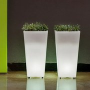 VASO MELISA 30  (58 CM) LUZ LED BRANCO FRIO COM CABO HOTEL, CASA, JARDIM, RESTAURANTE, BAR