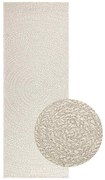 vidaXL Tapete ZIZUR creme 80x200cm aspeto de juta interior e exterior