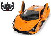 Carro Telecomandado Lamborghini Sián FKP 37 1:14 2,4GHz Portas manuais Laranja