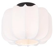 Plafon de teto Japandi branco 25cm - Madleine