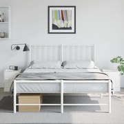 vidaXL Mesas de cabeceira 2 pcs 34,5x39x44 cm aço branco