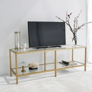 Móvel para TV Basic – Dourado – 130 cm x 45 cm x 40 cm
