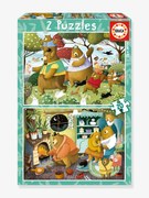 Puzzles Histórias da Floresta, 2x20 - EDUCA BORRAS verde