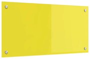 vidaXL Proteção de Cozinha Amarelo 80 x 40 cm vidro temperado