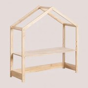 Mesa Ajustável Em Altura Em Madeira De Pinho Estudi Kids Madeira Natural - Sklum