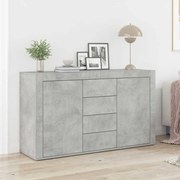 Aparador vidaXL Cinza Concreto Madeira Engenheirada 120 x 36 x 69 cm