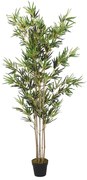 Árvore de bambu artificial 1380 folhas 200 cm verde