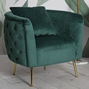 POLTRONA BUCAREST 76X74X73 CM VERDE
