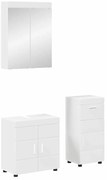 vidaXL Conjunto de Móveis para Banheiro com gaveta TULUM Branco