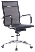 Cadeira de escritório IGOR, giratório, rede preta