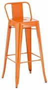 Banco de bar Mason Metal 96 x 44 x 43 cm Laranja