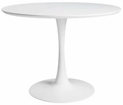 Mesa Cozinha e Sala de Jantar  Mesa TUL (TO), lacada branco, 20 cms de diâmetro