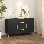 vidaXL Aparador 100x36x60 cm derivados de madeira preto