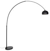 Candeeiro de Arco Moderno Preto - XXL