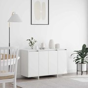 vidaXL Buffet Branco Branco Madeira Engenheirada 120 x 41 x 75 cm