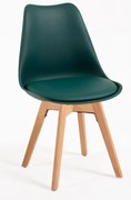 Pack 6 Cadeiras Synk Basic - Verde escuro