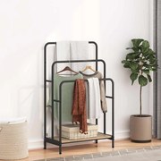 vidaXL Cabideiro Carvalho Sonoma 60 x 30 x 100,5 cm Madeira processada