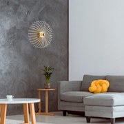 Aplique Aspendos – Branco – 16 cm de Diâmetro, 56 cm de Altura