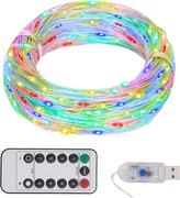 vidaXL Cordão de luzes com 150 LED 15 m multicor