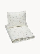 Conjunto de roupa de cama de bebé em cetim de algodão Dreamland, 70 x 100 cm + 1 almofada 40 x 45 cm