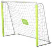 HOMCOM Gol de Futebol de Exterior em Metal com Alvo e Postes em Tecido Oxford 186x62x123 cm Amarelo | Aosom Portugal