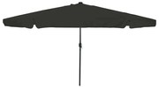 vidaXL Guarda-sol de Jardim Preto 395 x 395 x 245 cm Poliéster